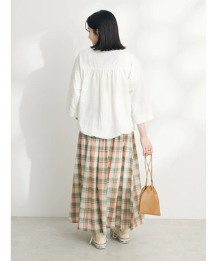 CRAFT STANDARD BOUTIQUE ＢＩＧポケットナイロンブラウス Off White