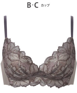 WACOAL ノンワイヤーブラ 【SUHADA ONE】 谷間メイク ふっくらデコルテ 脇すっきりシルエット レディース BXB411 /ワコール