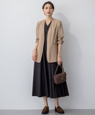 23区 【GOLD LABEL】ナチュラルシャンブレー ジャケット ベージュ系