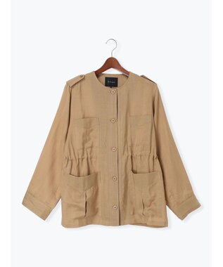 Te chichi ノーカラーサファリジャケット《2026 spring catalog item》 ベージュ