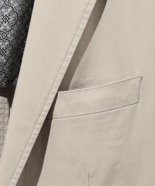 JOSEPH ABBOUD 【ストレッチ/JAPANファブリック】ヴィンテージコットンストレッチ ジャケット ライトグレー系