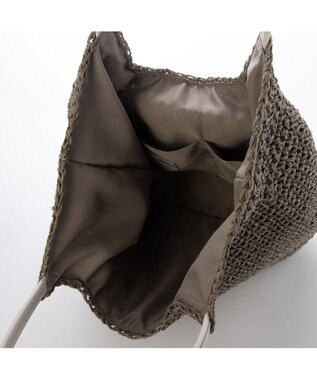 UNBILLION カシュカシュ cachecache / ベルトフラップクロッシェトート カゴバッグ GY