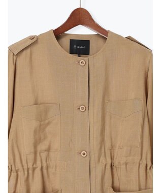 Te chichi ノーカラーサファリジャケット《2026 spring catalog item》 ベージュ