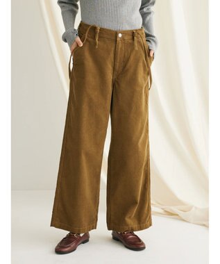 CRAFT STANDARD BOUTIQUE コーデュロイ２ＷＡＹサロペットパンツ Camel