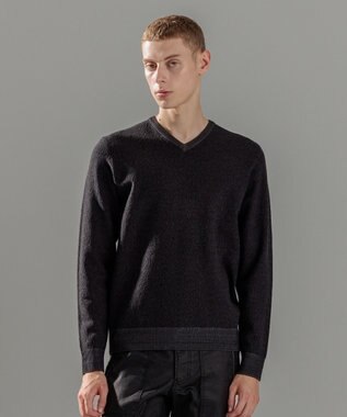 JOSEPH HOMME ライトアムンゼン　Vネック グレー系