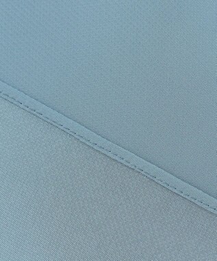 ICB 【洗える・UVケア】BackSatinAmunzen スカーフタイブラウス ライトブルーグレー系