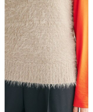 Green Parks ・Ｐｅｔｉｔ　Ｆｌｅｕｒ　シャギーニットベスト Beige