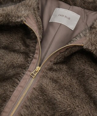 Green Parks ミンクライクファーブルゾン Gray