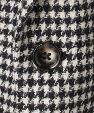 GOTAIRIKU 新色追加【一部ストレッチ】カシミヤブレンド 定番ツイードジャケット(25年モデル) ブラック×千鳥格子(25年新色)