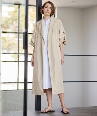 BEIGE， ORCHID / ロングコート Sand