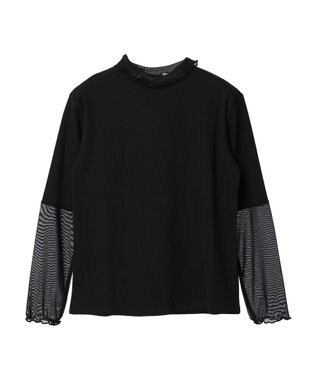 Green Parks ・ＲＡＹ　ＣＡＳＳＩＮ　シアーキリカエハイネック Black