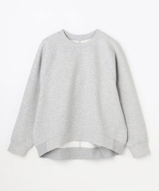 ANY L ダンボールバックリブプルオーバー ライトグレー