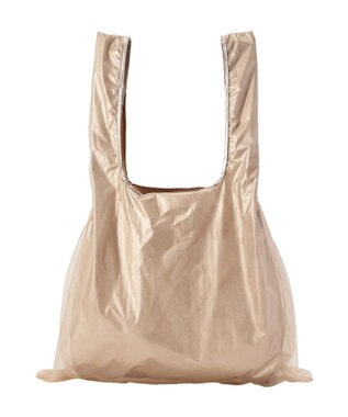 Green Parks チュールレイヤードポケッタブルバッグ Beige