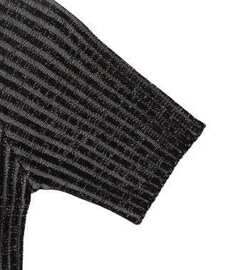 WEGO ダブルジップオフショルニットトップス ブラック