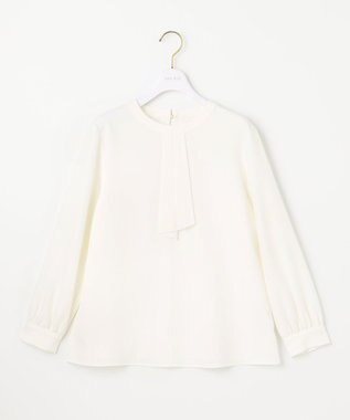 ANY SIS 【洗える】ボウタイ ブラウス オフホワイト