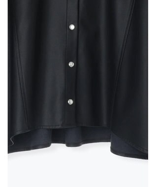 Te chichi ファブリックアソートクロップトシャツ《2025Autumn catalog vol.2 item》 ブラック