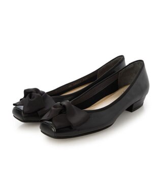 Riz raffinee <Riz raffinee>グログランリボンバレエパンプス ブラック