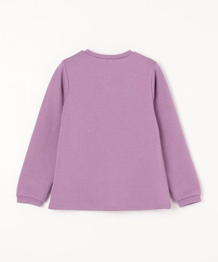 ANY KIDS 裏シャギー ポシェット トレーナー ラベンダー×アルパカ