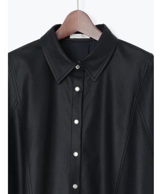 Te chichi ファブリックアソートクロップトシャツ《2025Autumn catalog vol.2 item》 ブラック