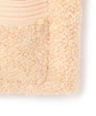 TOCCA LOP EARED POODLE ニットアウター アイボリー系