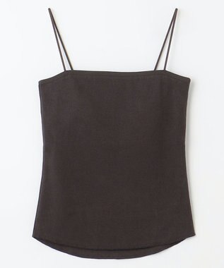 uncrave リブ キャミソール(カップ付き) スレート