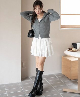 WEGO 【新色追加】別注USPOLOWZIPニットPK グレー