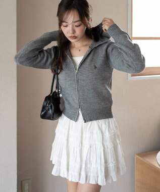 WEGO 【新色追加】別注USPOLOWZIPニットPK グレー