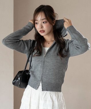 WEGO 【新色追加】別注USPOLOWZIPニットPK グレー