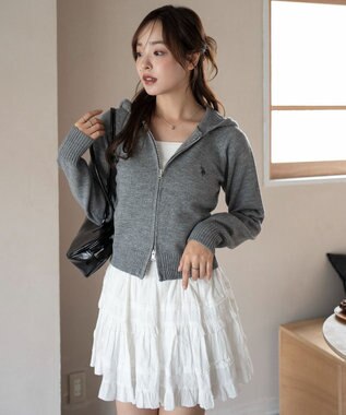 WEGO 【新色追加】別注USPOLOWZIPニットPK グレー