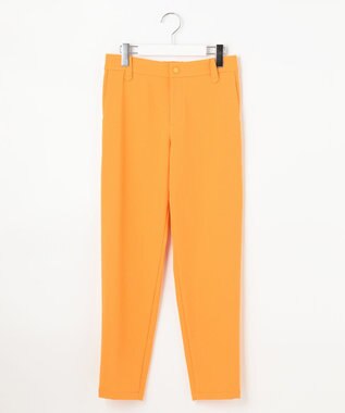 23区GOLF 【WOMEN】【洗える】ドットジャガード テーパードパンツ オレンジ系