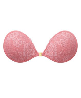 BRADELIS New York 【NuBra / ボリュームアップ】パテッドヌーブラ フルブルーム デザインヌーブラ サーモンピンク