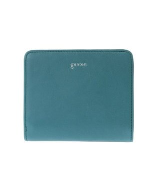genten ピア L字ファスナー2つ折り財布 ブルーグリーン