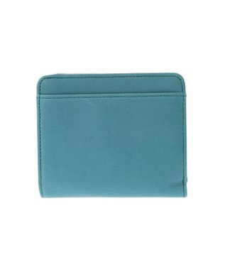 genten ピア L字ファスナー2つ折り財布 ブルーグリーン