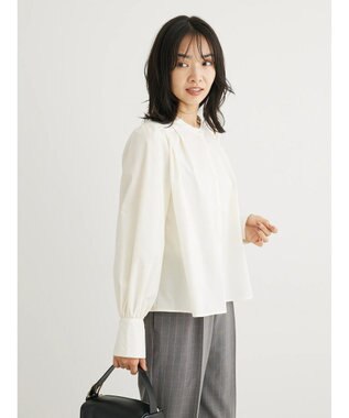 Green Parks タックブラウス Off White