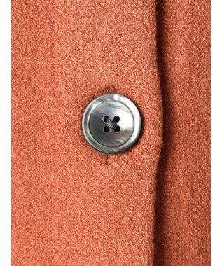 earth music&ecology やわらかタッチミドル丈カーディガン Orange