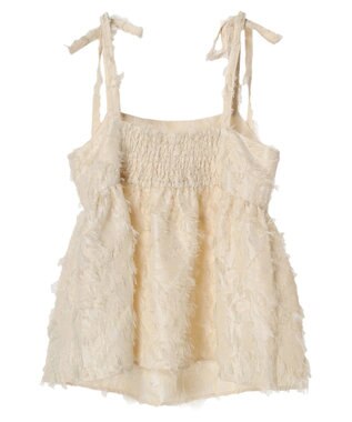 Green Parks ・ＥＬＥＮＣＡＲＥ　ＤＵＥ　ジャカードキャミ Beige