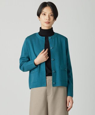 WORETED WOOL BLEND カーディガン