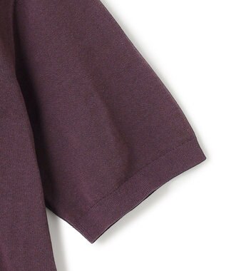 UNFILO MENS FINE MOVE ニットポロ [24年春夏商品] ボルドー