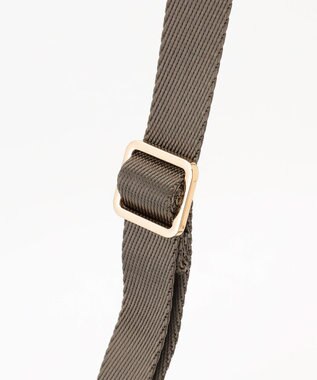 LA BAGAGERIE ツイルナイロン×エナメル 2WAYトートバッグ Mサイズ カーキ