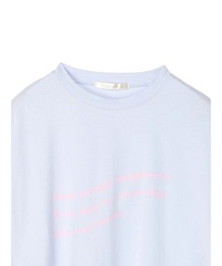 Green Parks ・Ｐｅｔｉｔ　Ｆｌｅｕｒ　ウェーブロゴｐｔＴシャツ Sax