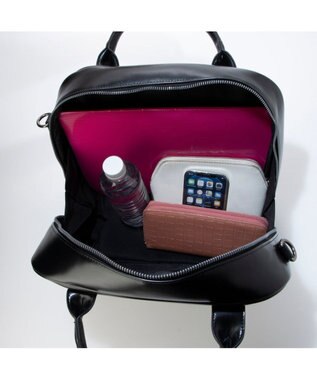 UNBILLION 【テレビ ドラマ着用アイテム】カシュカシュ cachecache / 2wayスクエアビッグボストン ブラック