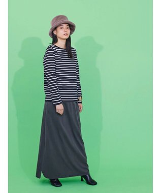 AMERICAN HOLIC ピグメント加工タイトカットスカート Charcoal Gray