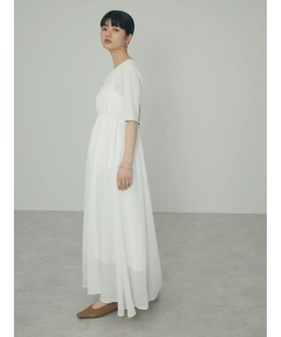 Green Parks ａ．バックオープンキャミワンピース Off White