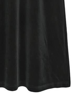 AMERICAN HOLIC ベロアキャミワンピース Black