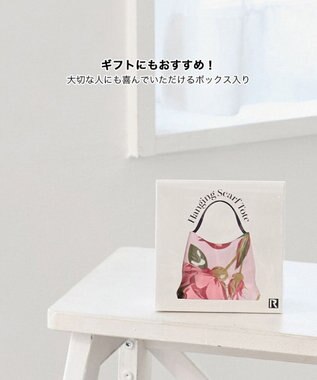 ROOTOTE 3664【エコバッグになるチャームトート】LT.トール.スカーフ-A 02：フラワー・ピンク