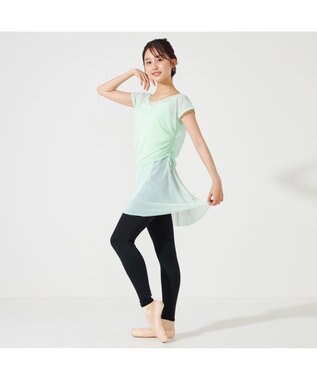 Chacott スカート付レギンス アイスグリーン