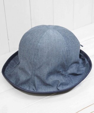石田製帽 備後デニム  チューリップ ブルー