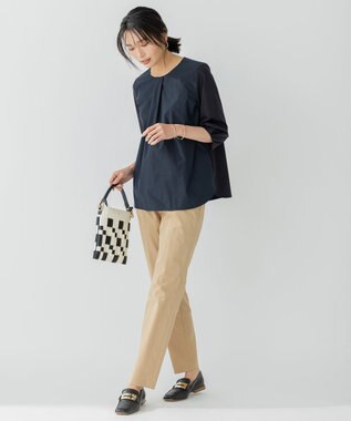 23区 メッシュ ショルダーバッグ ブラック×ホワイト