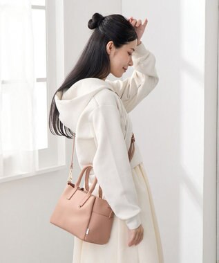 ROOTOTE 3662【きちんと感と頼れる収納力】LT.デリ.オブロング-A 03：ピンクベージュ