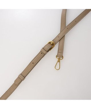 UNBILLION カシュカシュ cachecache / 1枚革風ショルダーベルト付ディテールトート オーク